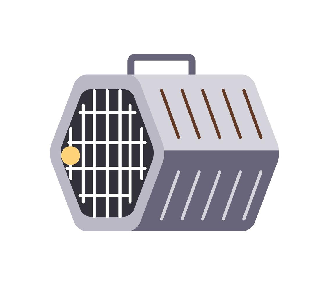 pet cage for transport vector