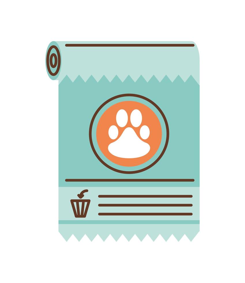 hygienic bag for pets vector