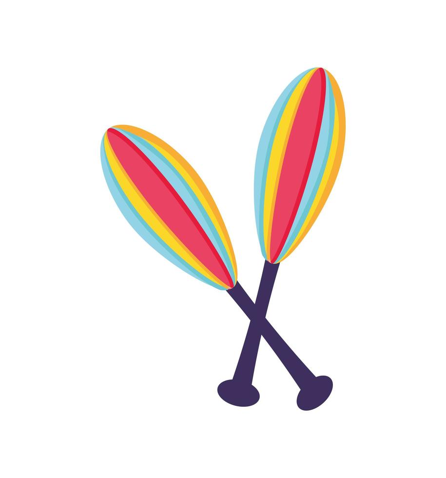 juggling pins icon vector