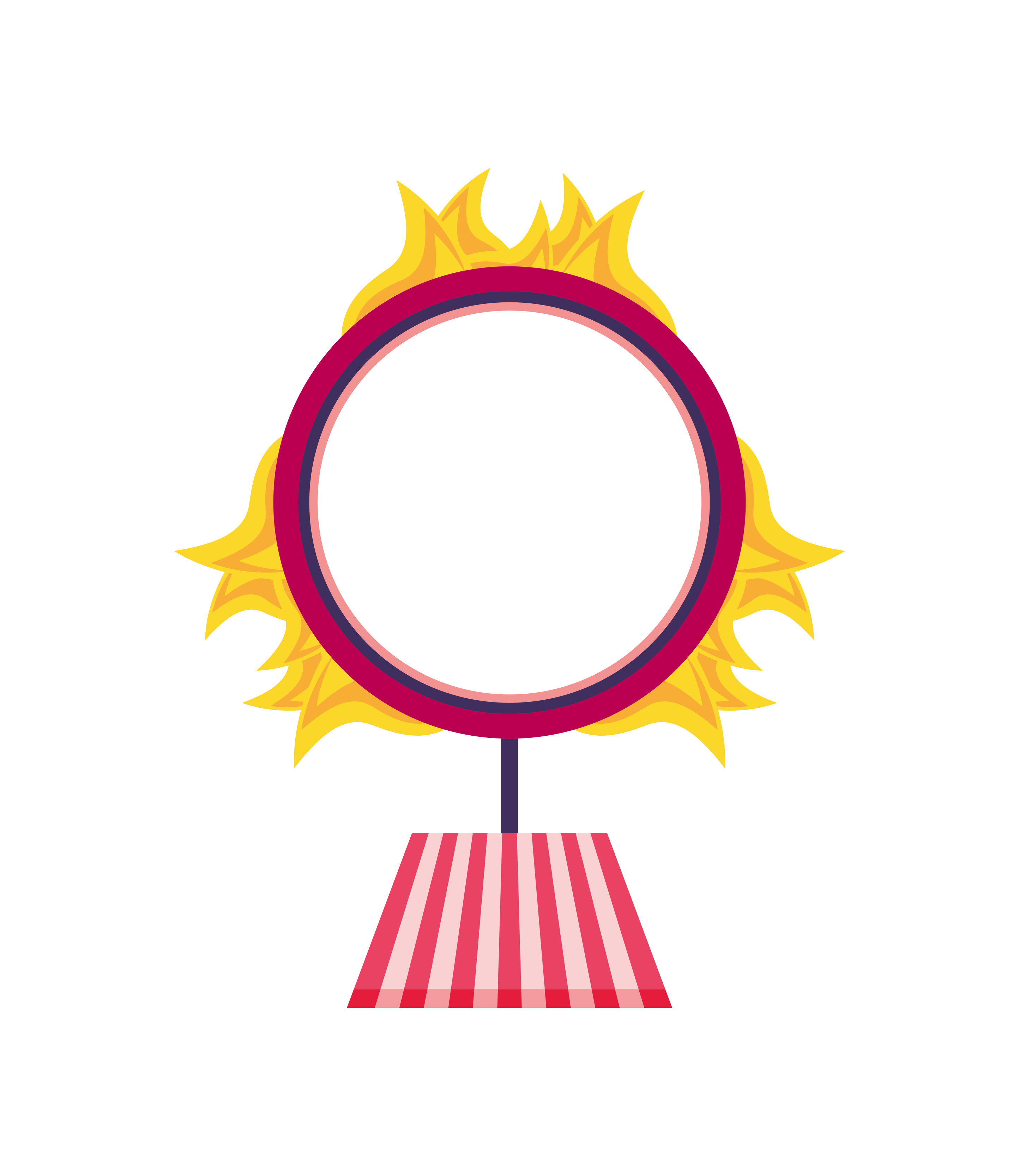 circus fire ring 4799679 Vector Art at Vecteezy