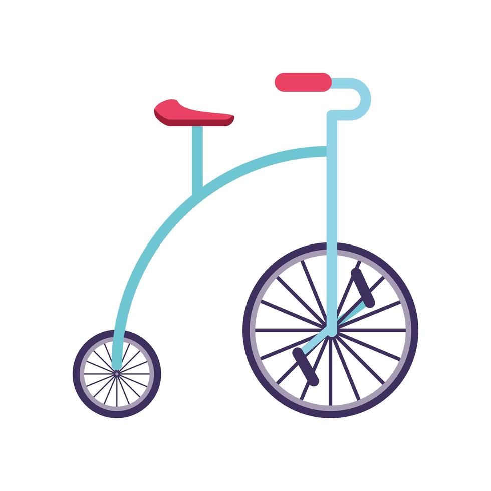 funny bike icon vector
