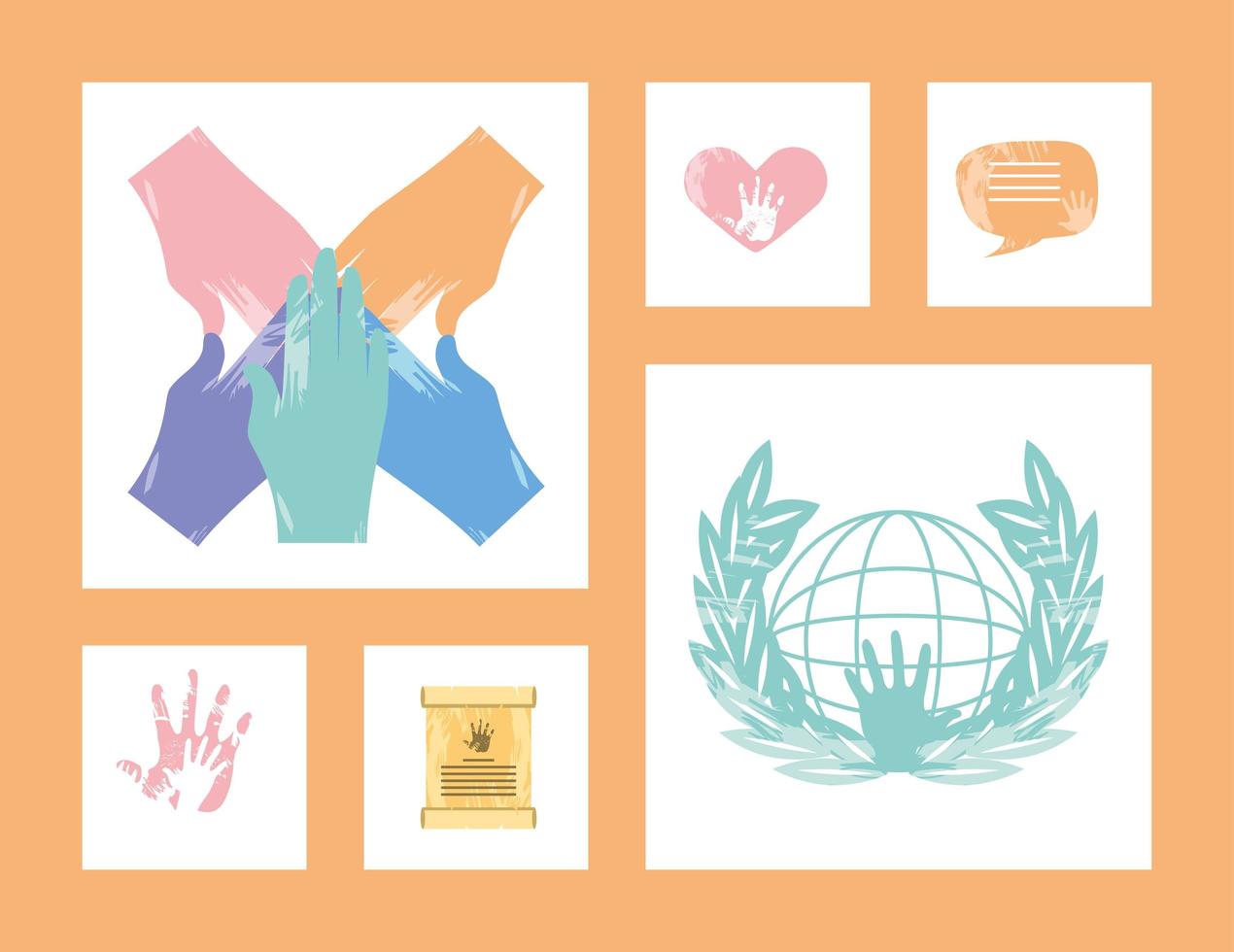 set human rights vector