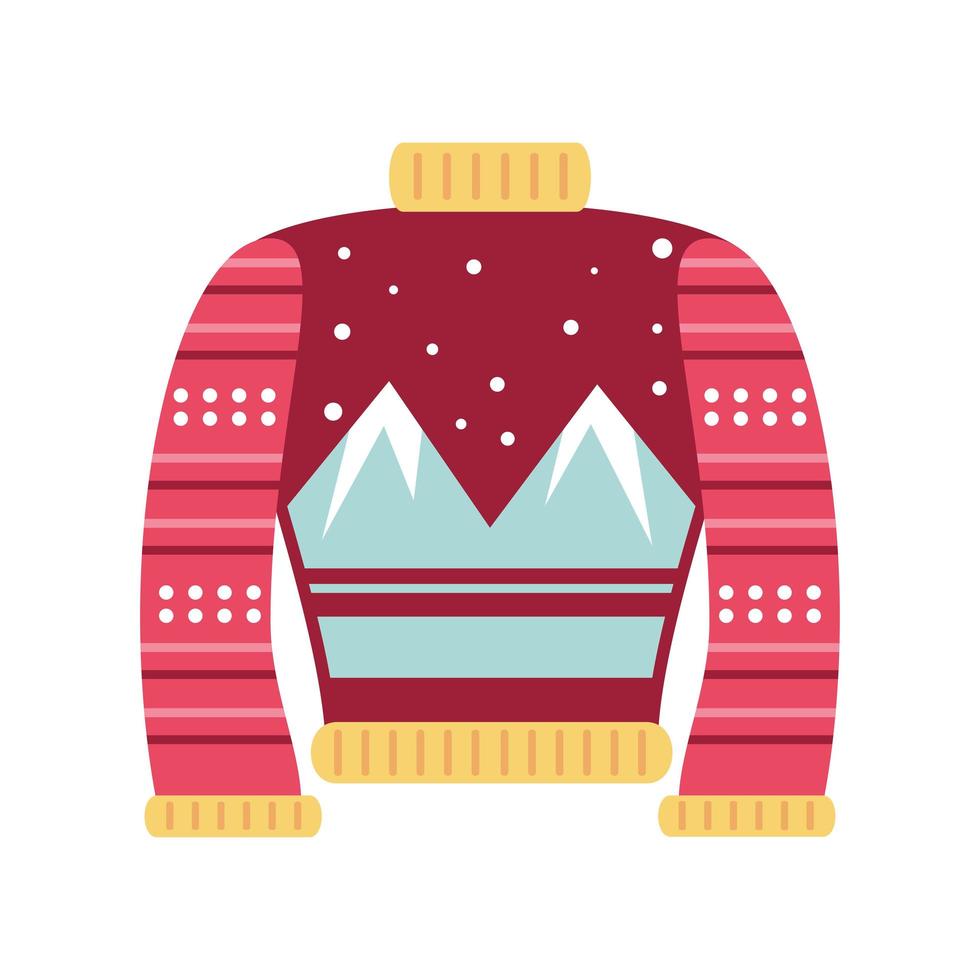 ugly sweater icon vector