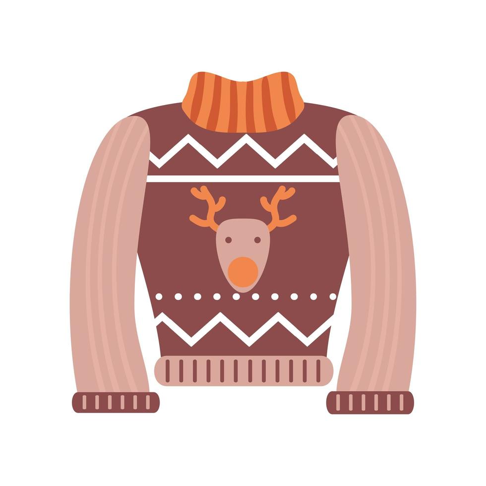 ugly sweater with deer 4799777 Vector Art at Vecteezy