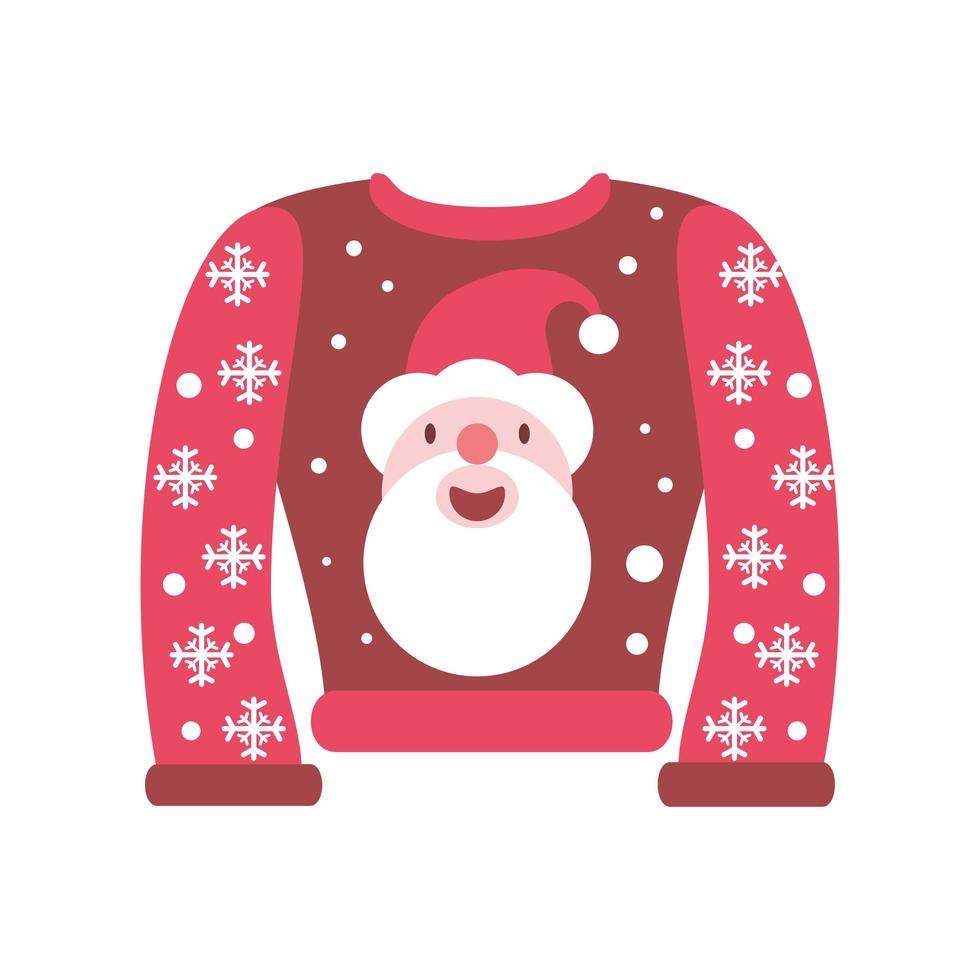 ugly sweater of christmas vector