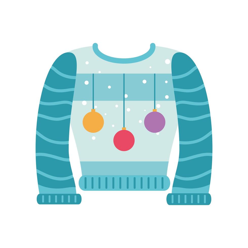 warm ugly sweater vector