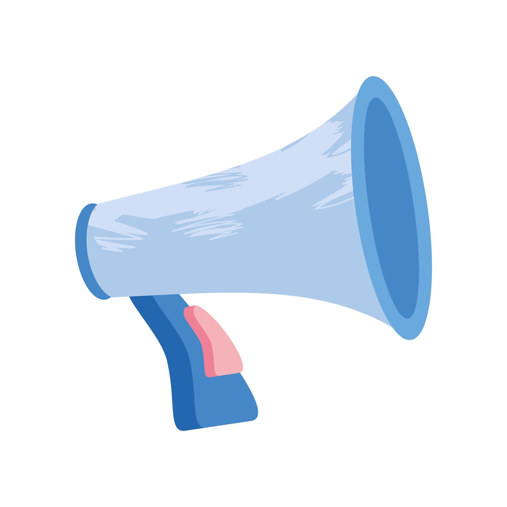 megaphone voice sound 4799789 Vector Art at Vecteezy