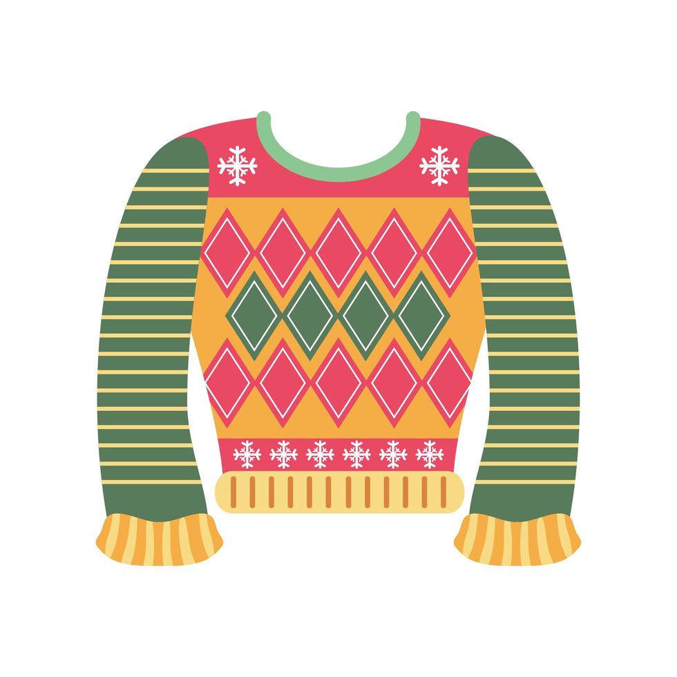 ugly sweater icon vector