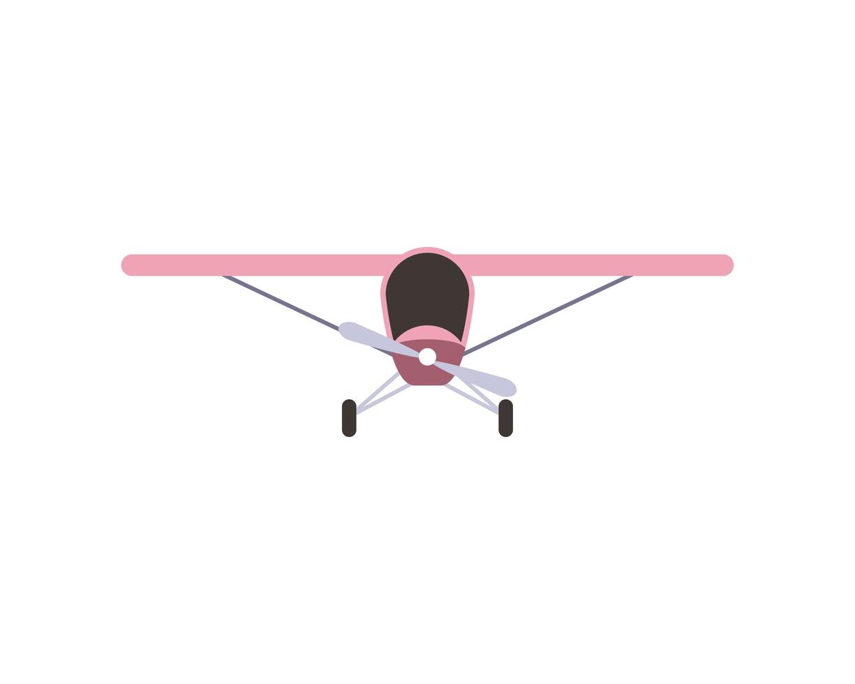 front view plane vector