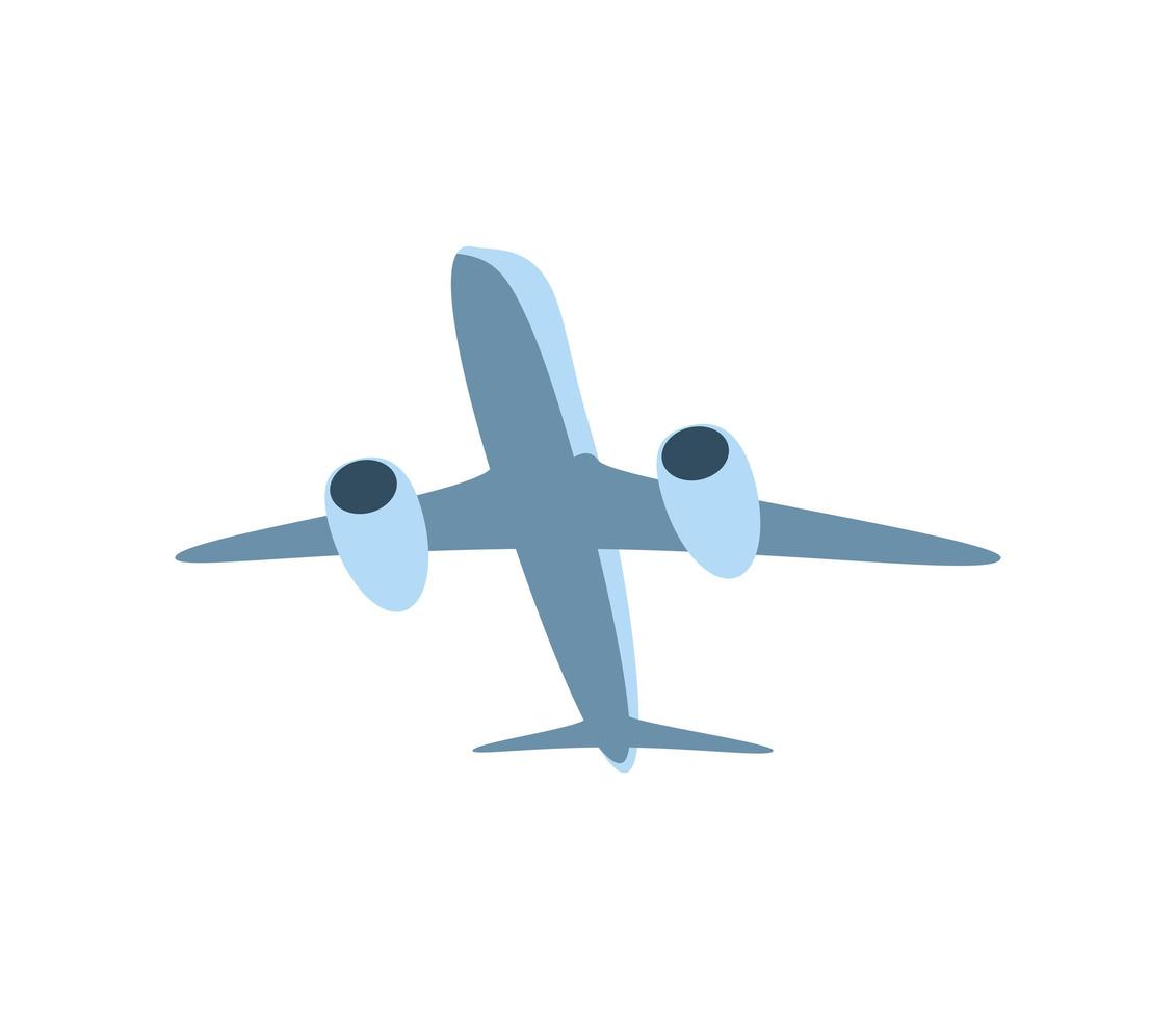 flying plane icon vector