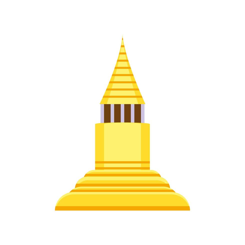 golden temple ancient vector