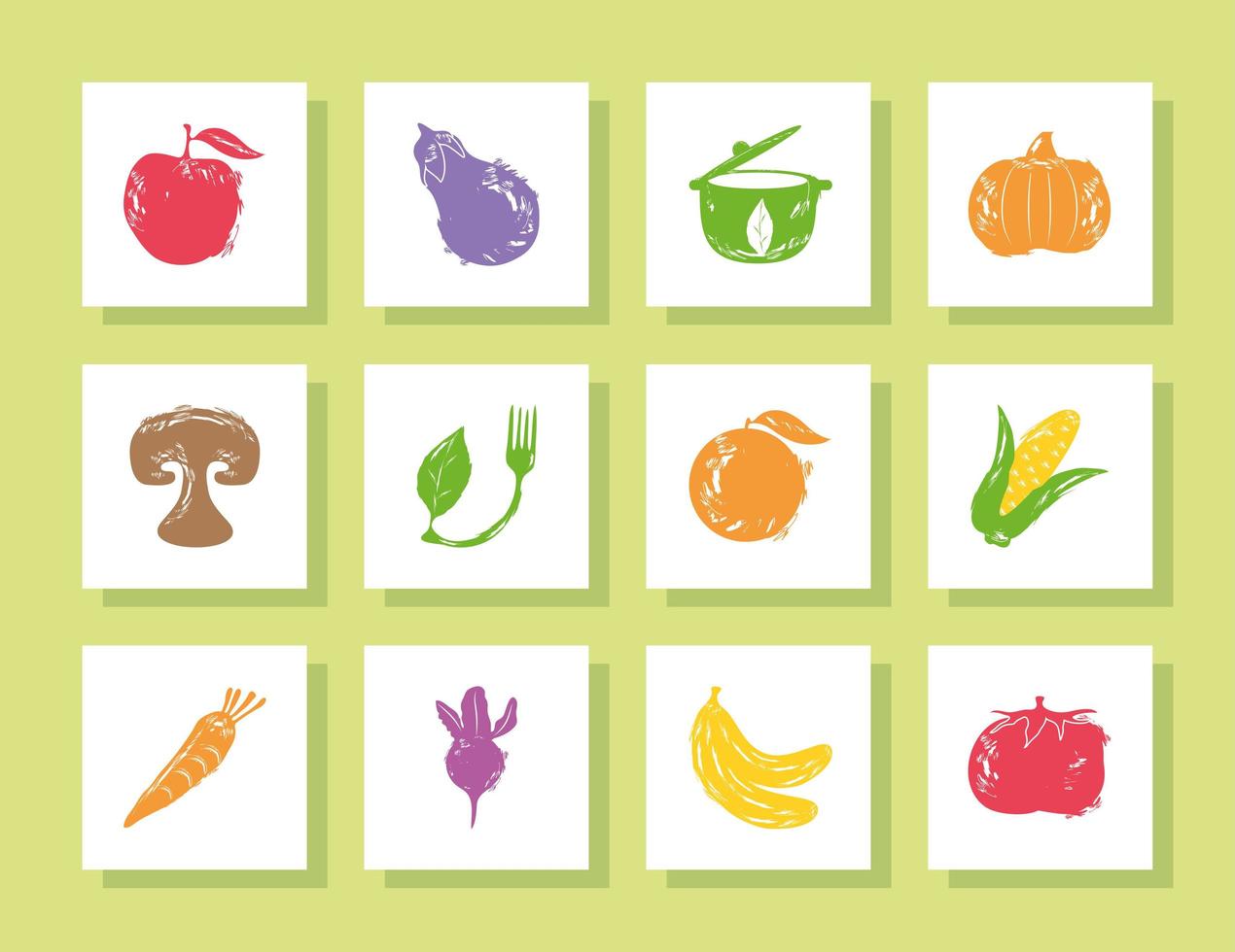 food fresh nature vector