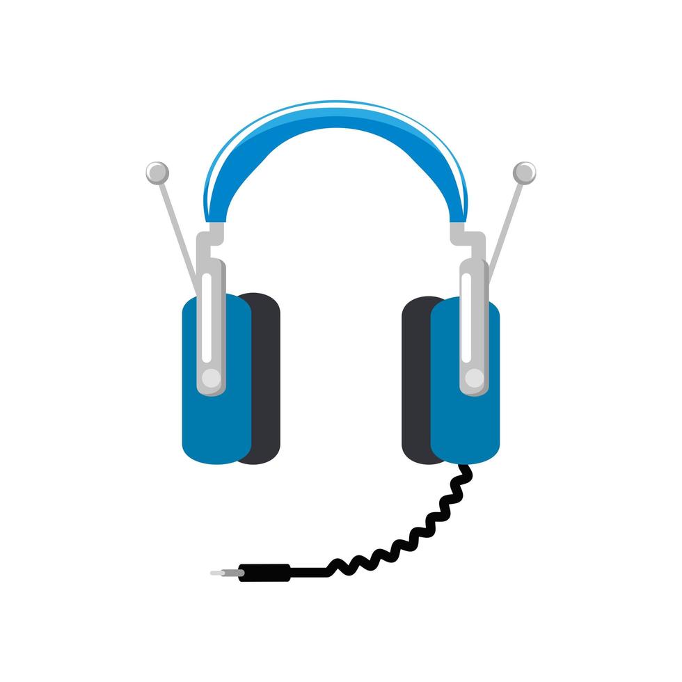 headphones with antenna 4800182 Vector Art at Vecteezy