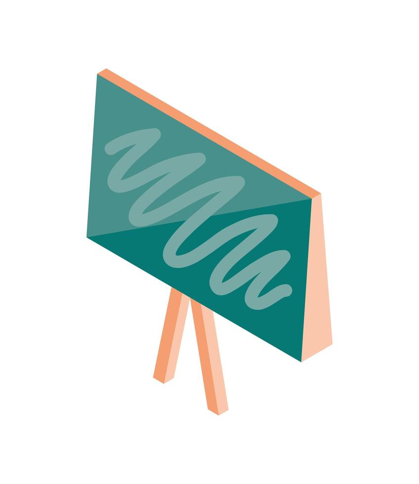 school chalkboard icon vector