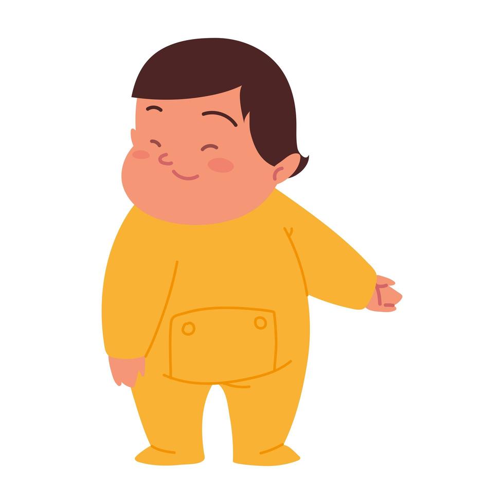 baby cute cartoon vector