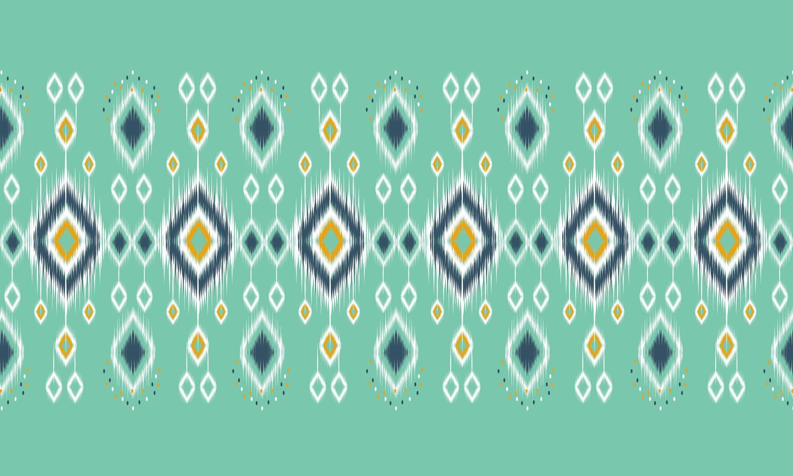 diseño tradicional del patrón de ikat oriental étnico geométrico para el fondo, alfombra, papel tapiz, ropa, envoltura, batik, tela, estilo de bordado de ilustración vectorial. vector