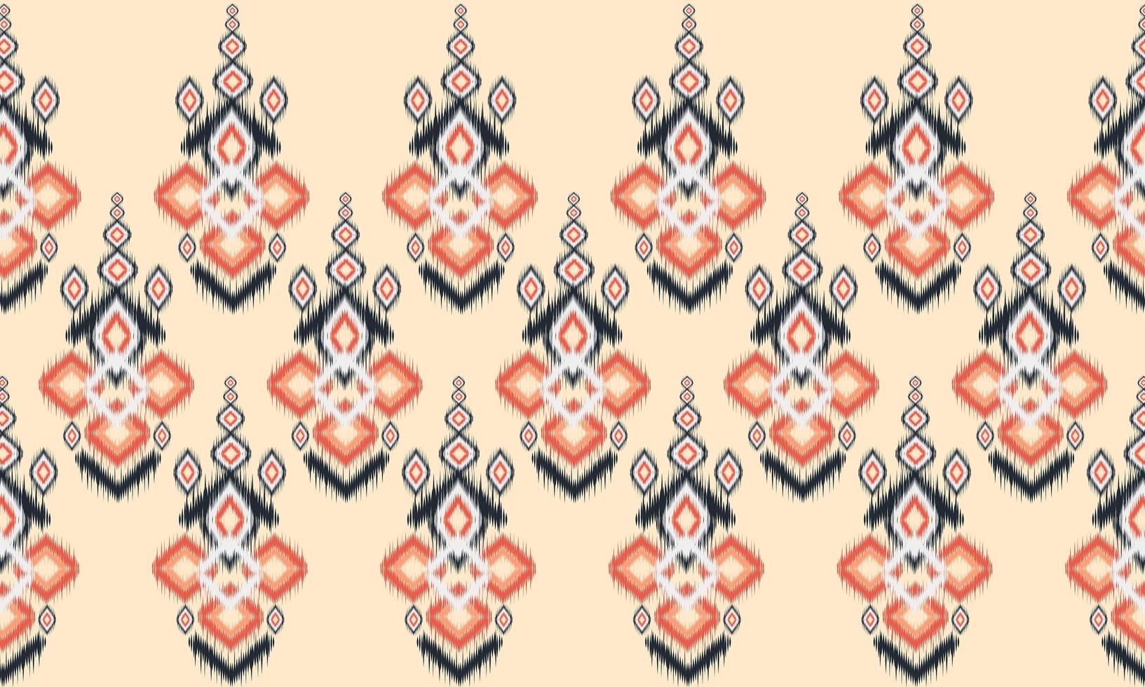 patrón étnico geométrico oriental. patrón sin costuras. diseño para tela, cortina, fondo, alfombra, papel tapiz, ropa, envoltura, batik, tela, ilustración vectorial. patrón de orzuelo vector