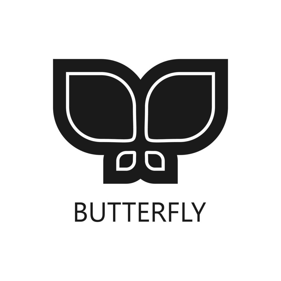 icono de mariposa. icono de mariposa de moda vector plano sobre fondo blanco, ilustración vectorial se puede utilizar para web y móvil