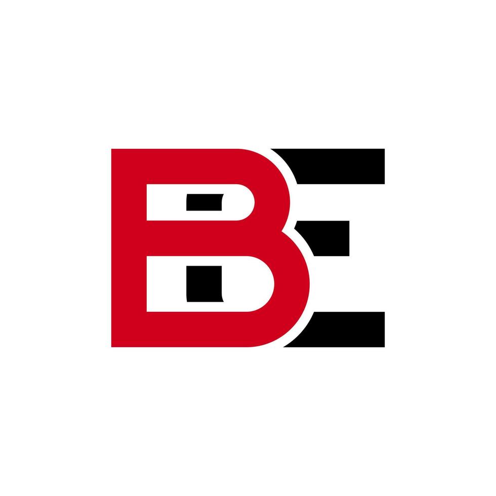 Illustration Vector Graphic of Modern BE Letter Logo. Perfect to use for Technology Company