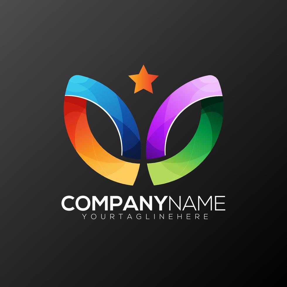 Premium Gradient Logo vector