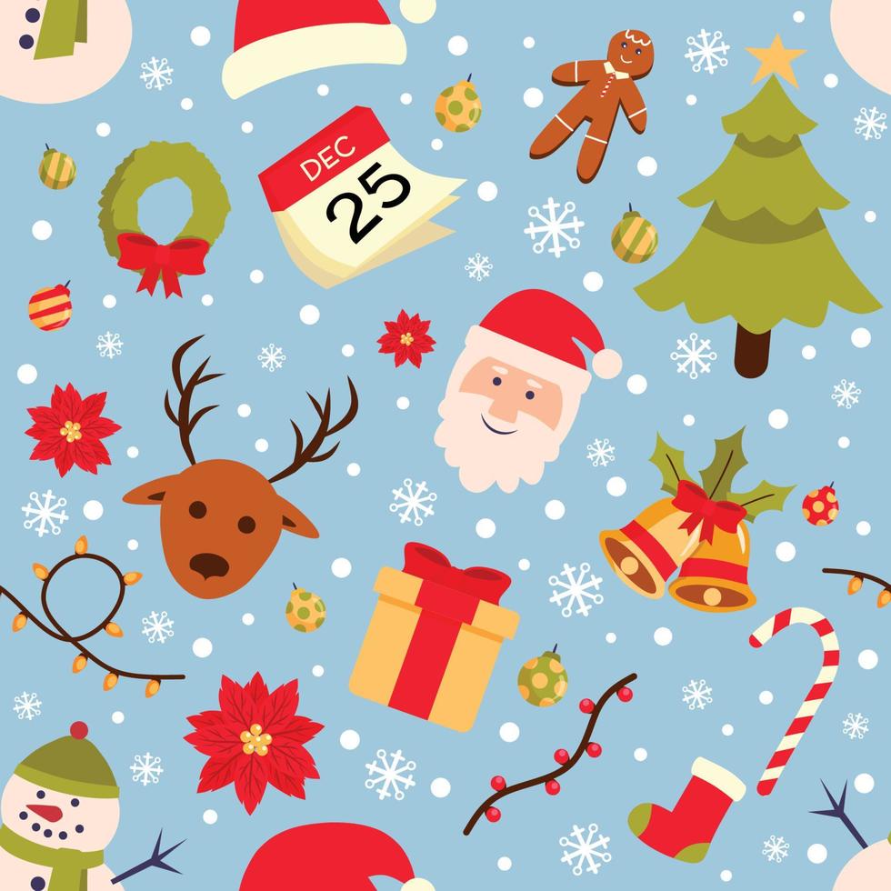 Christmas Seamless Pattern vector