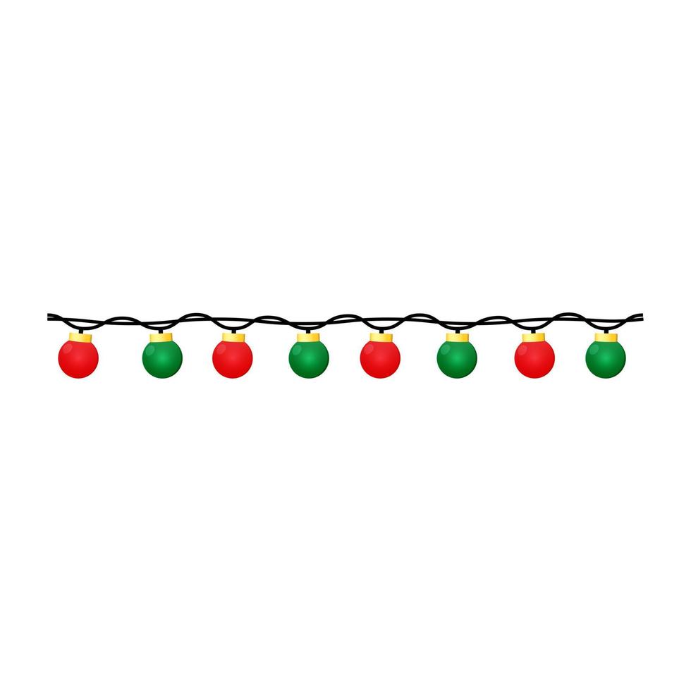 decoración de elementos navideños. Gráfico de ilustración vectorial de bola de Navidad con colores rojo y verde vector