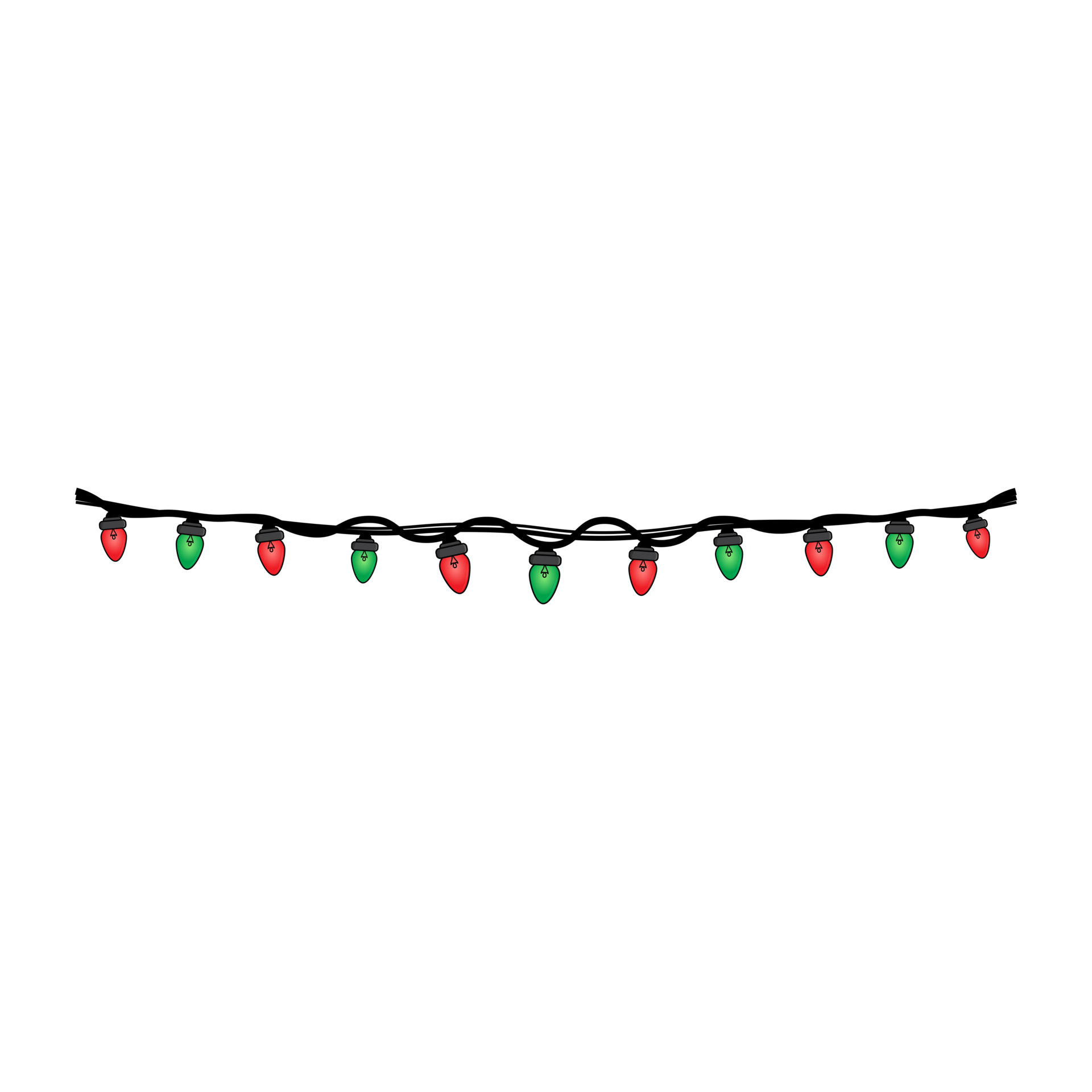Christmas Lights Graphic 