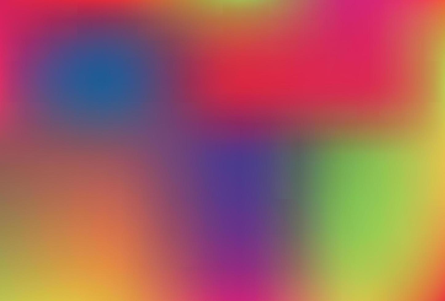 Smooth and blurry rainbow gradient mesh drawing. vector