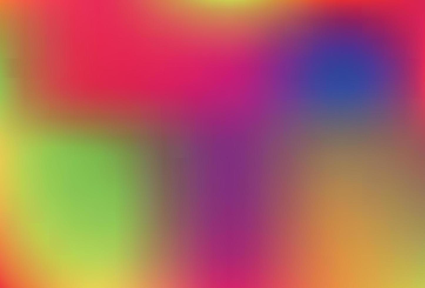 Smooth and blurry rainbow gradient mesh drawing. vector