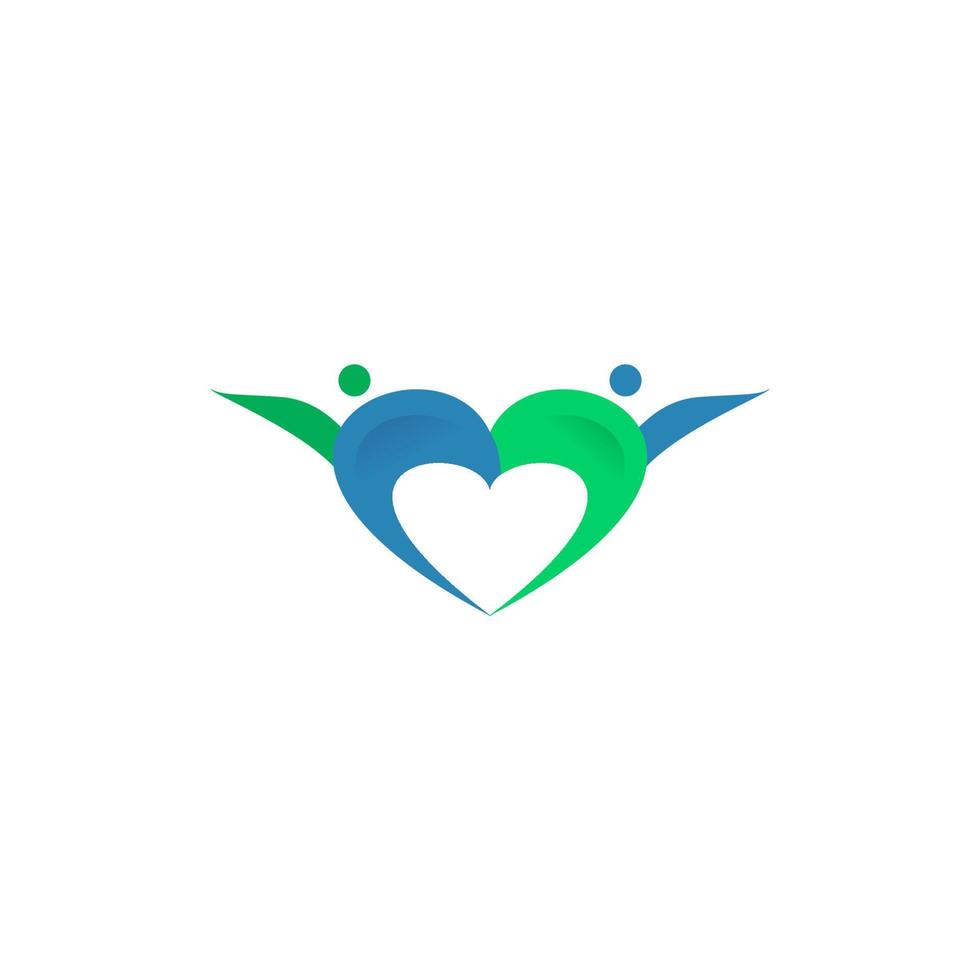 Illustration Vector Graphic of Love People Logo