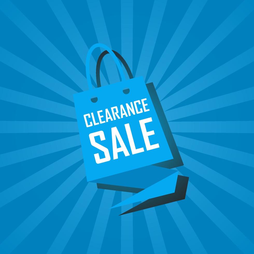 Illustration Vector Graphic of Clearance Sale Banner. Perfect to use for Sales Promotion