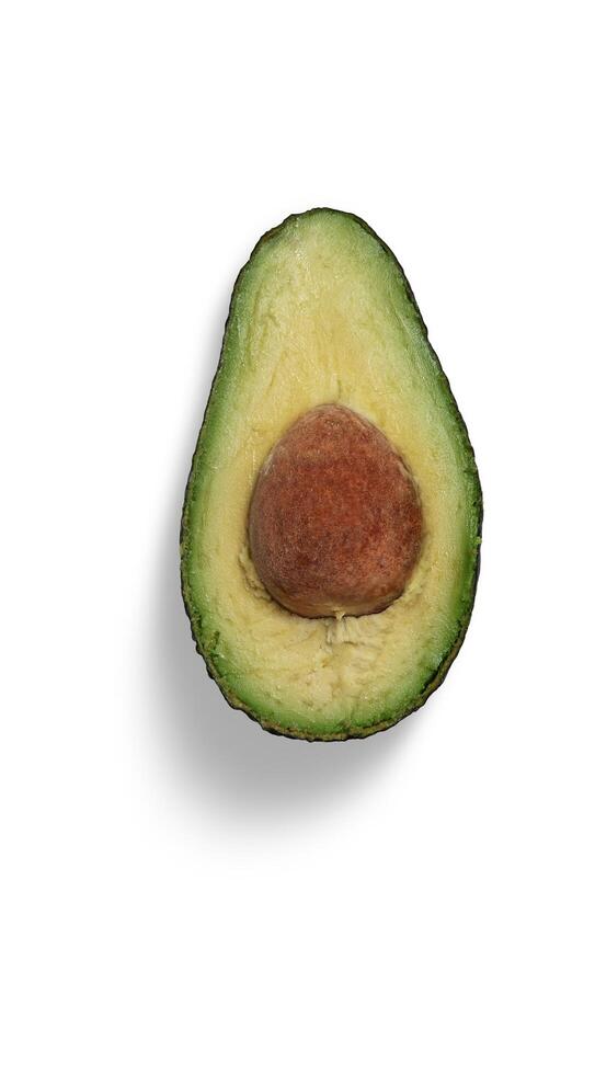 avocado isolated fruit with slice and leaves isolated and collection vegetables on a white photo