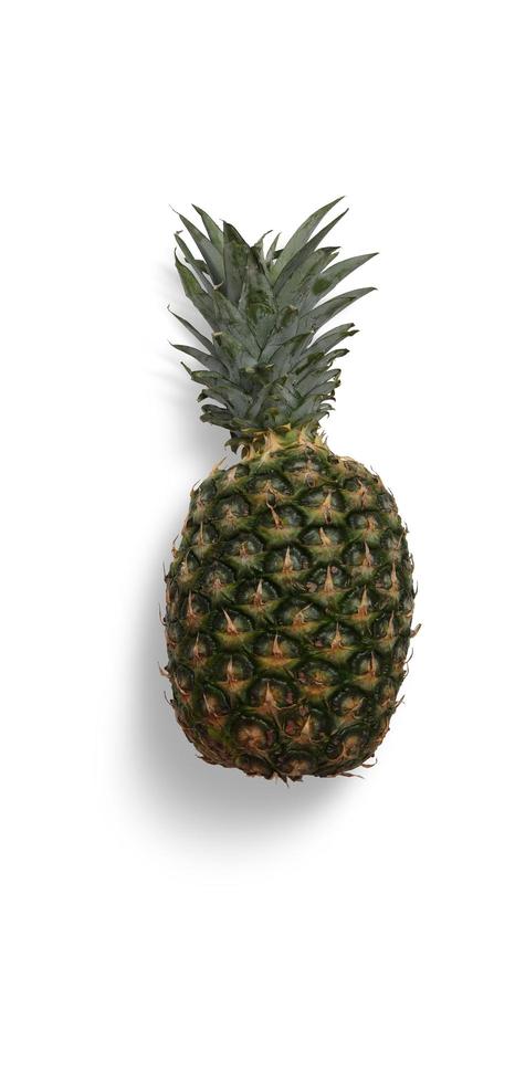 pineapple isolated fruit with slice and leaves isolated and collection vegetables on a white photo