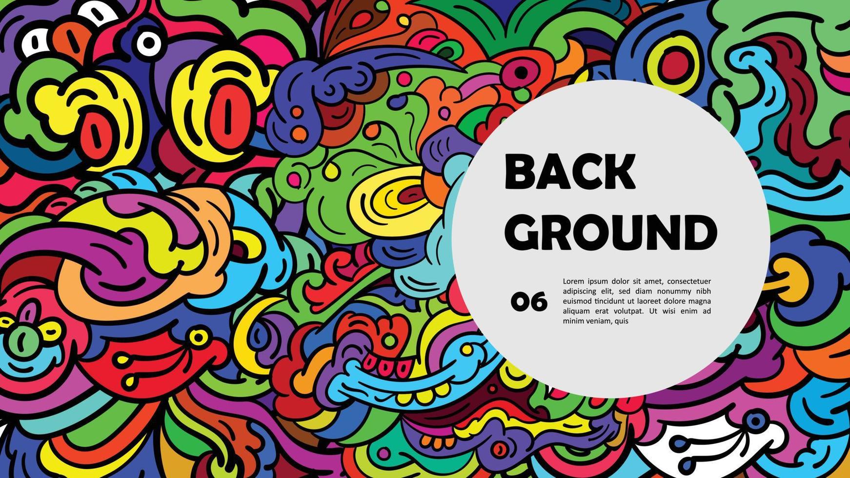 Colorful Abstract Banner Template for Background, Landing page, Web design, and Print Material vector