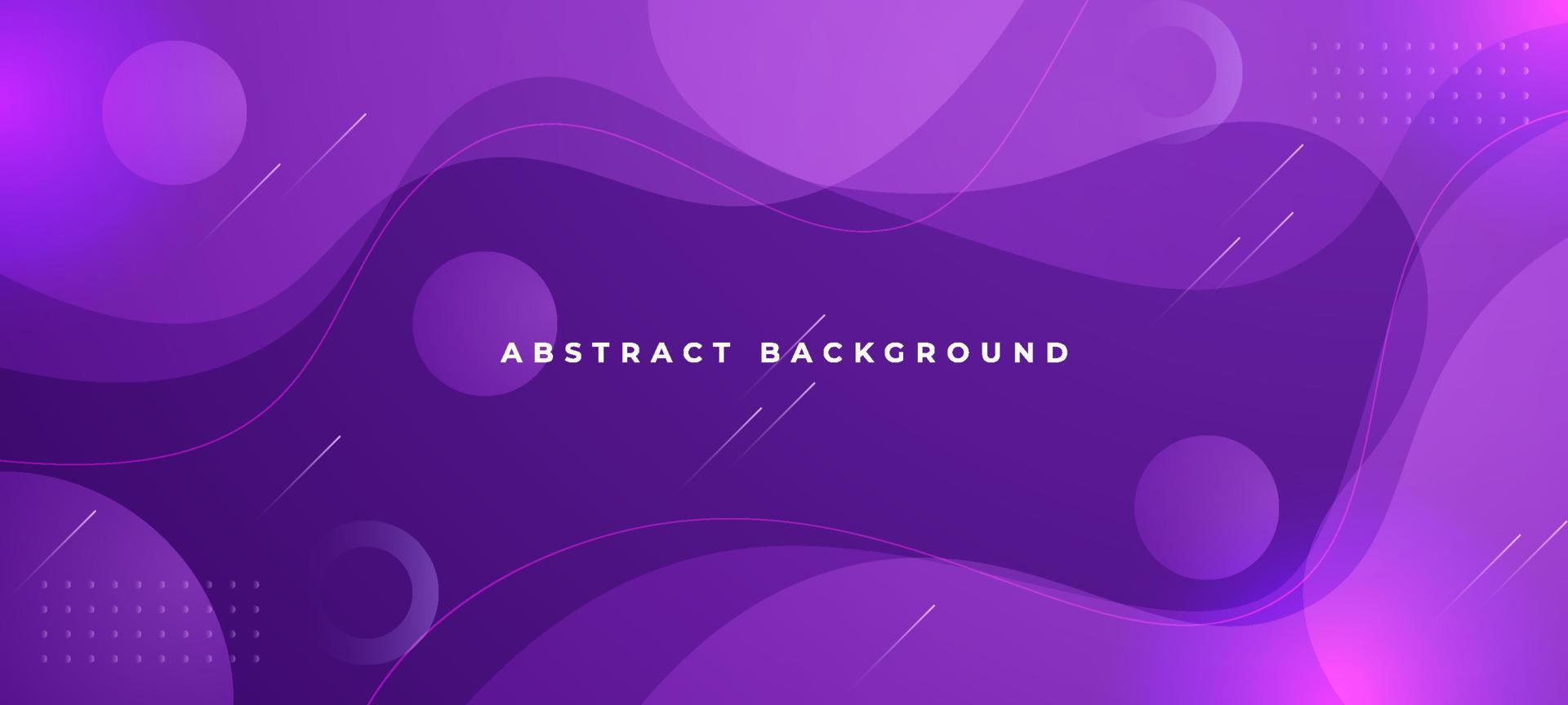 Abstract Purple Fluid Wave Background vector