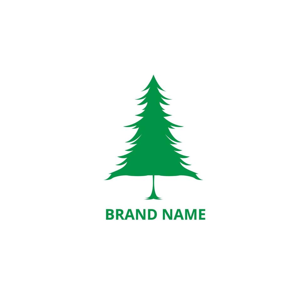 diseño de logotipo de árbol vector