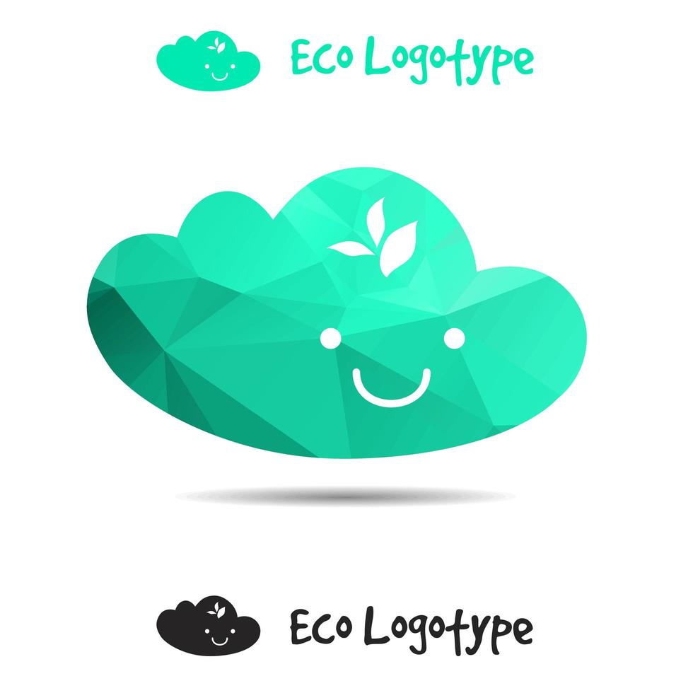 logotipo o icono de la ecología, logotipo de la naturaleza, símbolo del aire vector