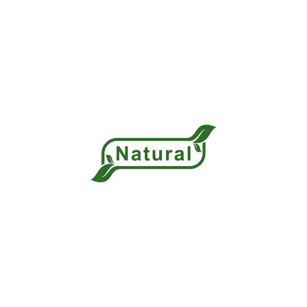 nature logo template, vector, icon in white background vector