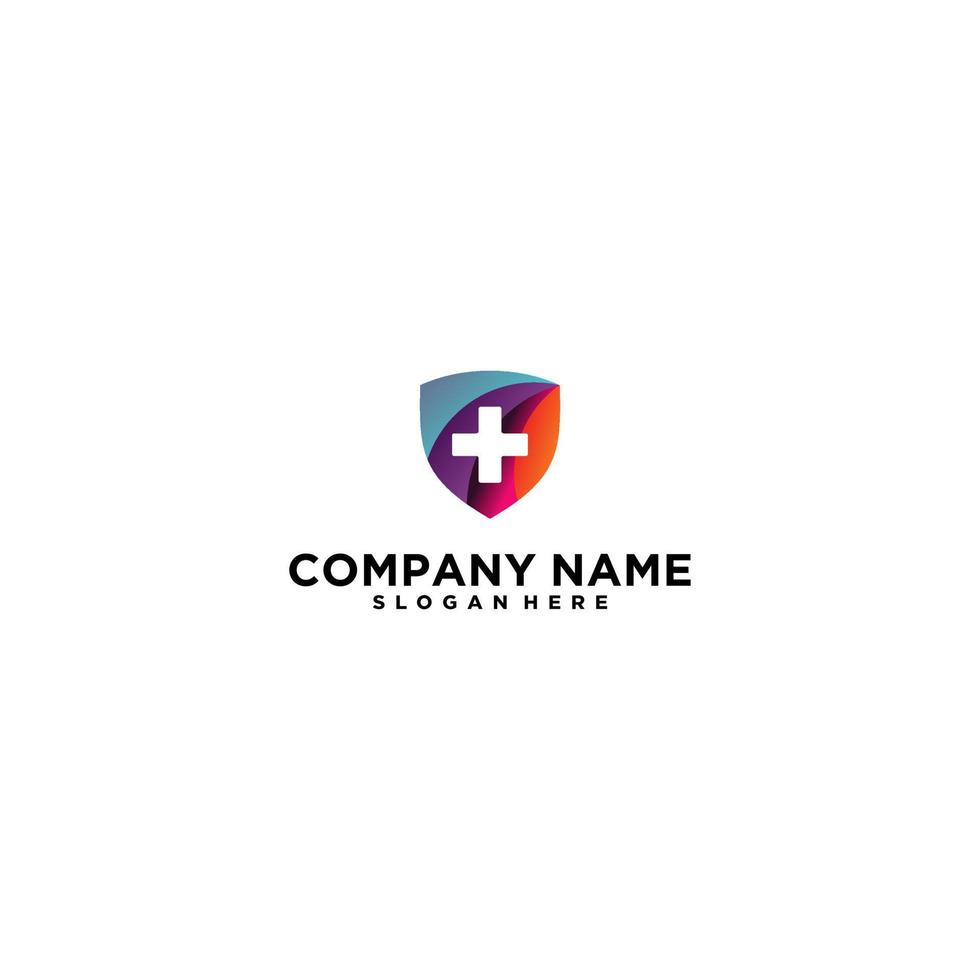 health or medical logo on a white background vector