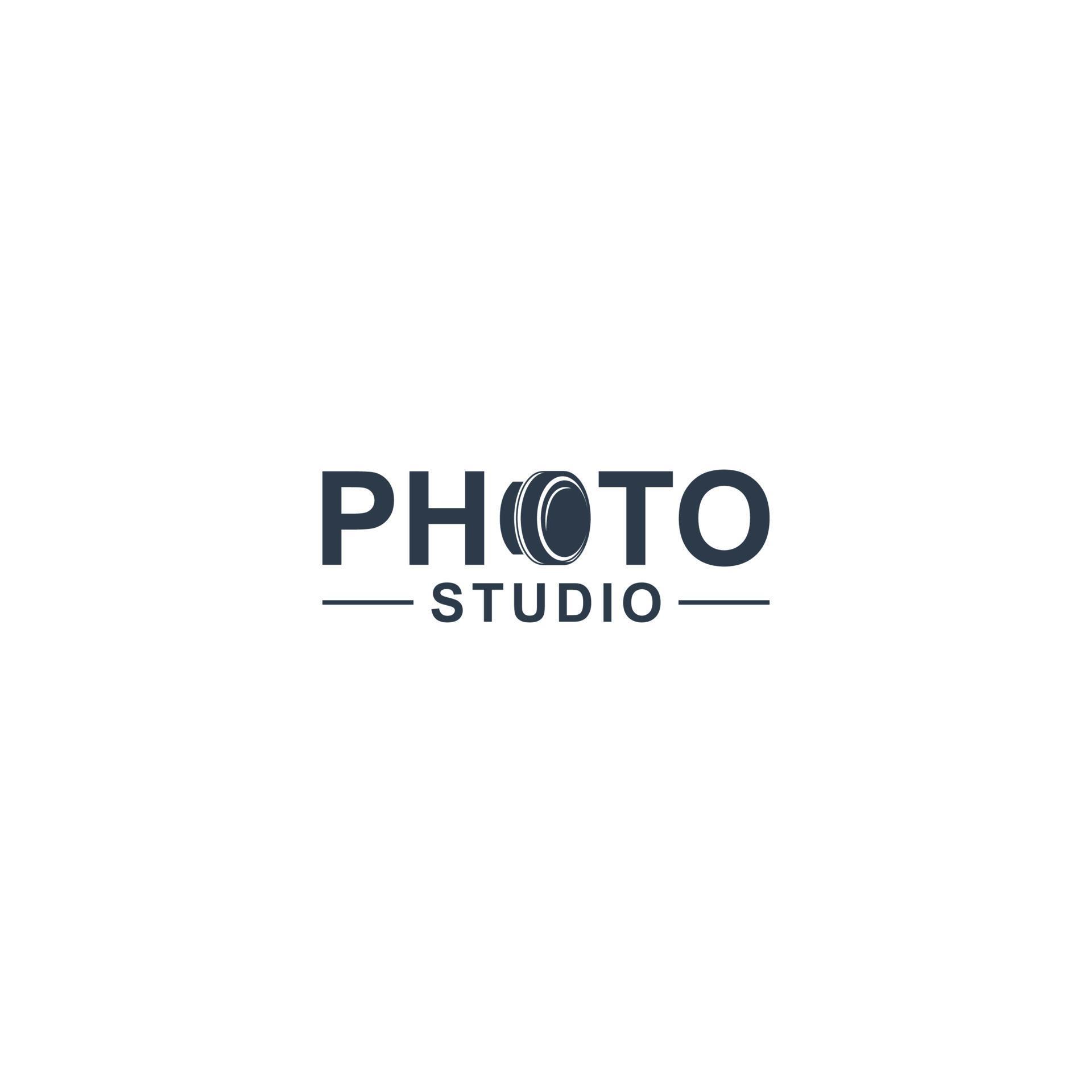 photo studio logo with camera lens illustration in letter o 4805874 ...