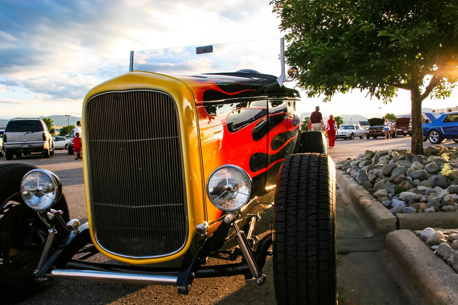DENVER, USA, 2008 - Classic car at Burger King Classic Car show in Denver. Burger King Classic Car shows are free every Thursday night all summer long. photo