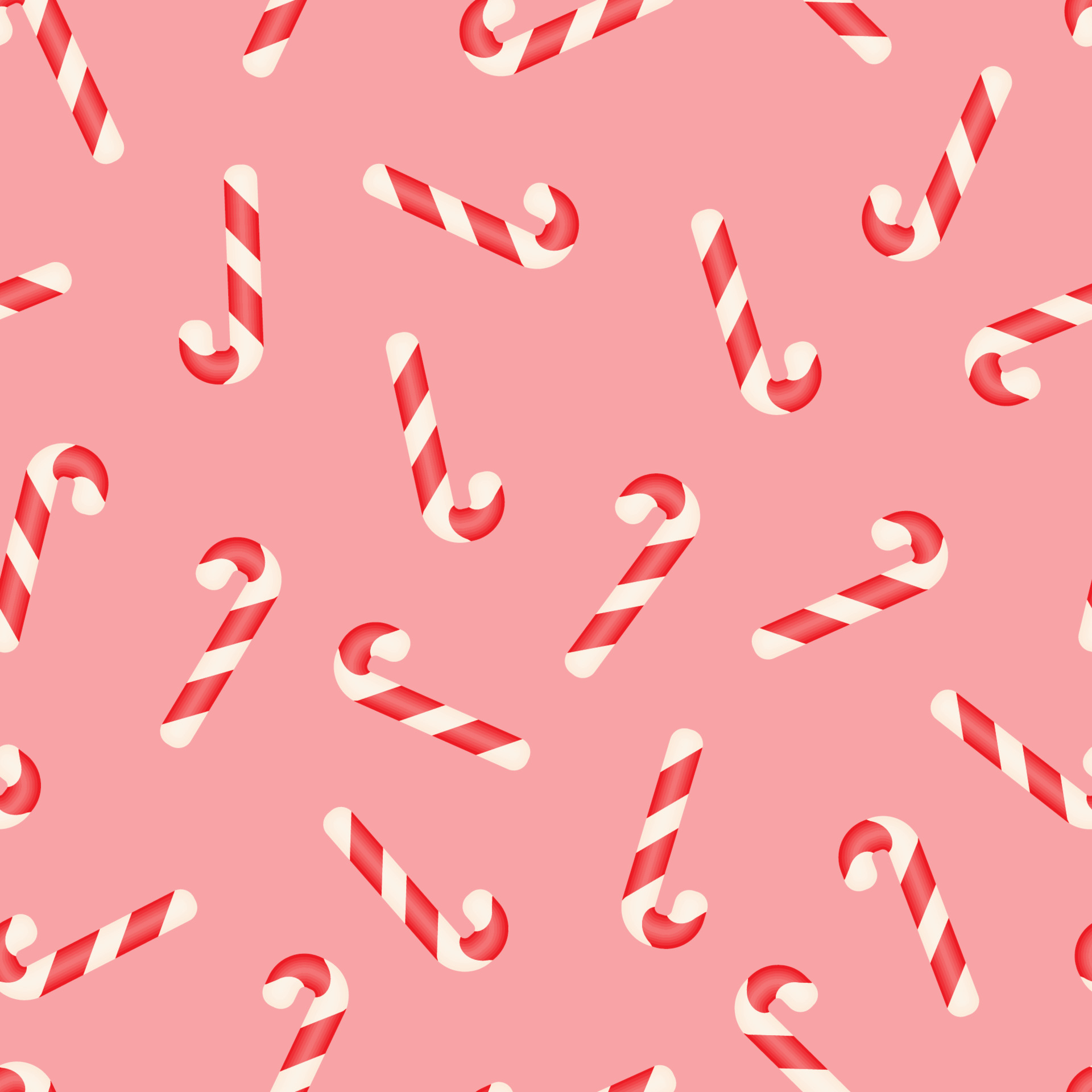 Candy cane seamless christmas pattern. Happy New Year and Merry Christmas  background. Vector winter holidays print for textile, wallpaper, fabric,  wrapping paper, greeting cards design. 4806417 Vector Art at Vecteezy