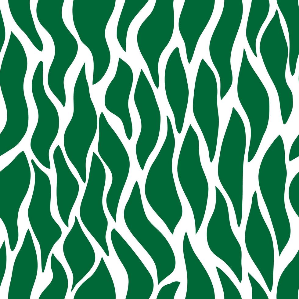 retro deja vector de patrones sin fisuras. festivo, feliz floral, hierbas formas de fondo. textura abstracta para envolver, papel tapiz, textil, folleto. telón de fondo de mosaico verde.