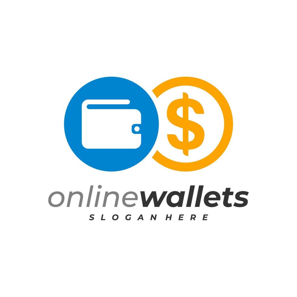 Money Wallets logo design vector template, Creative Wallets logo design concepts