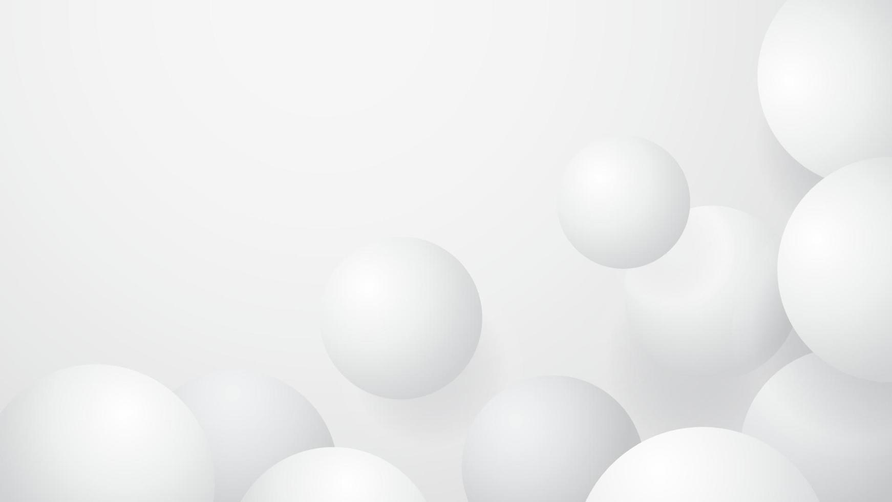 Vector white ball abstract background