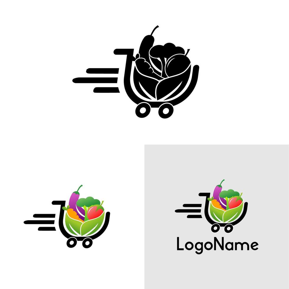 supermarket logo vector