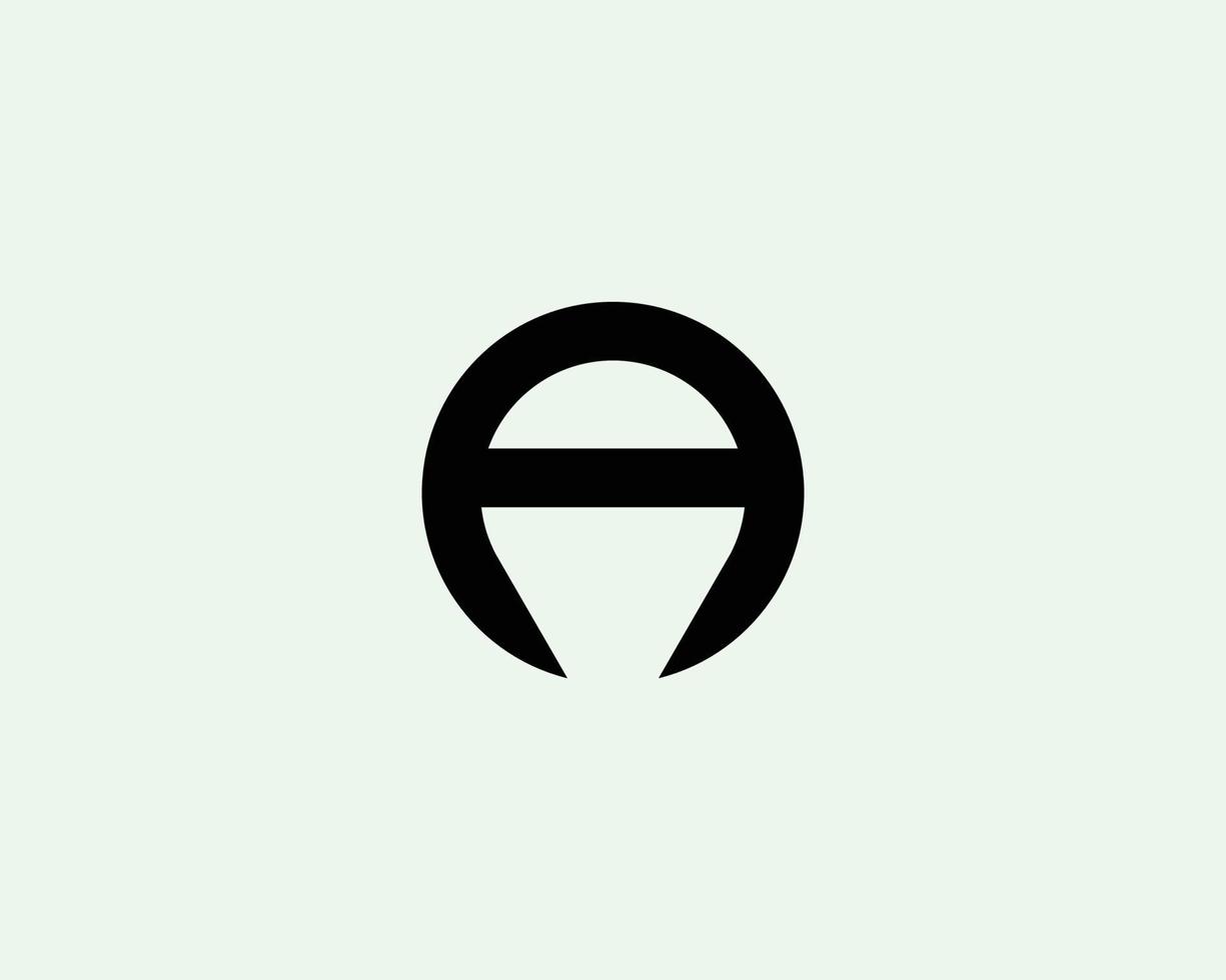 A letter logo design vector template
