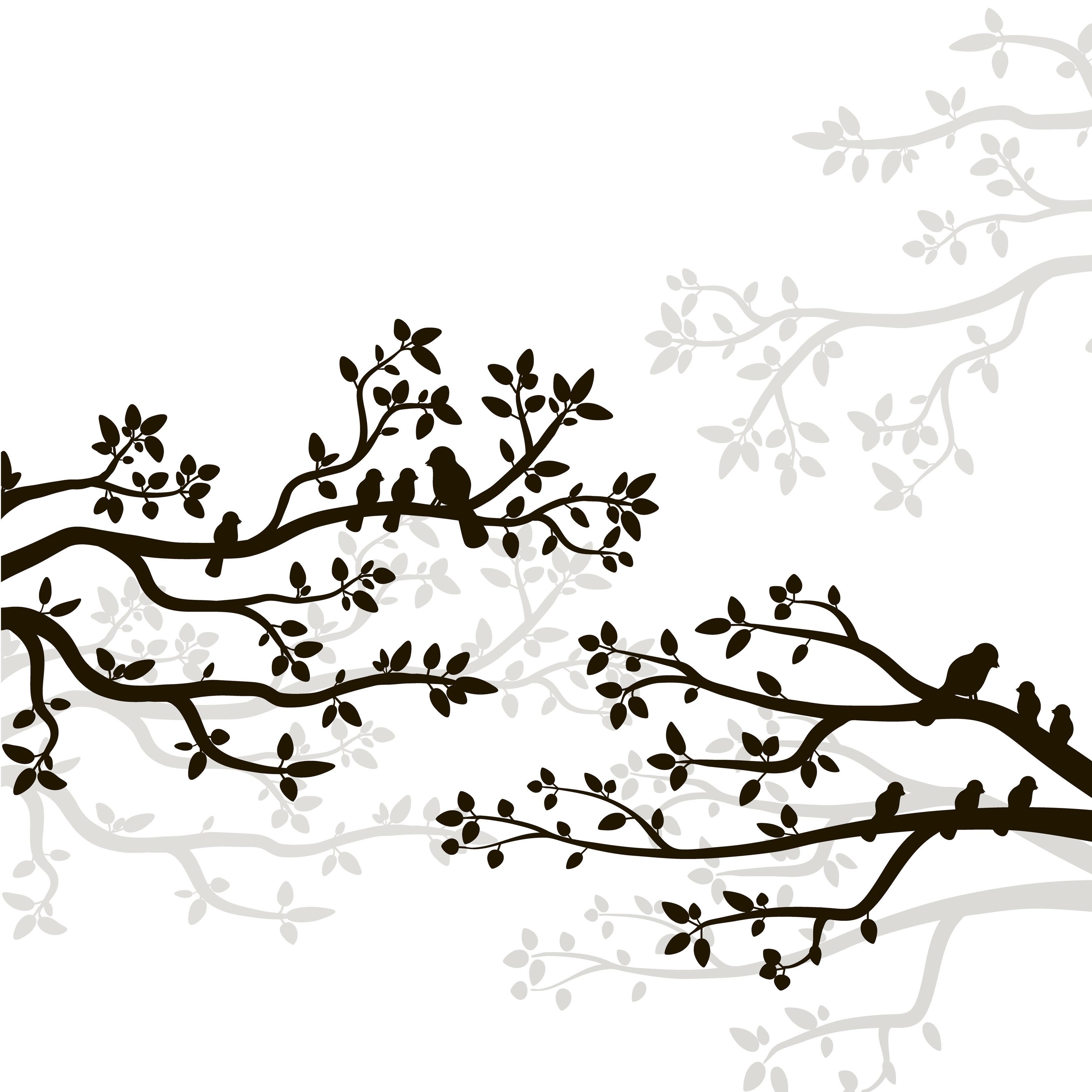 Branch Silhouette Wall Art