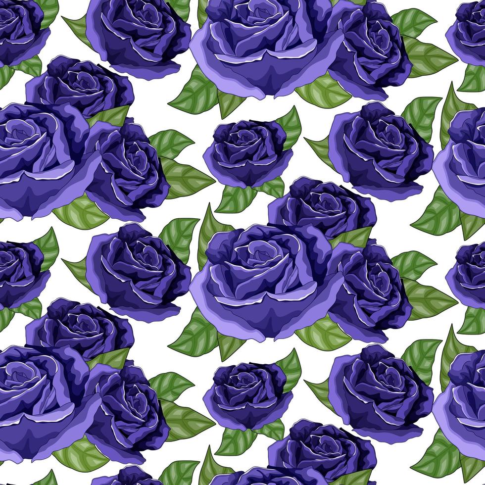 shabby chic vintage rose blue, vintage seamless pattern, clásico calicó floral repetición de fondo para web e impresión. vector