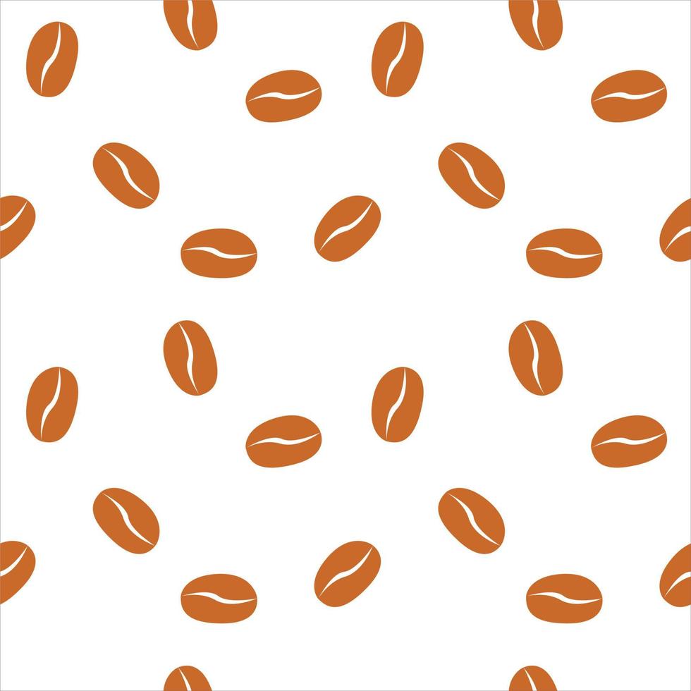 Seamless pattern of coffee vector